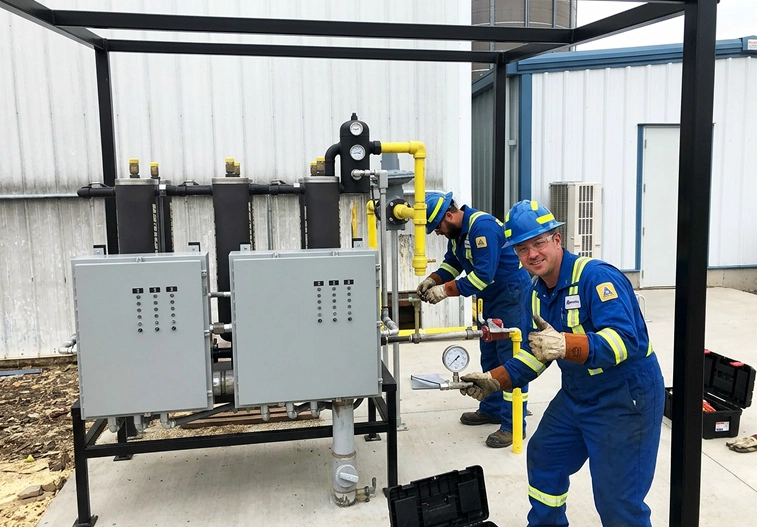 Residential LPG Pipeline Installation